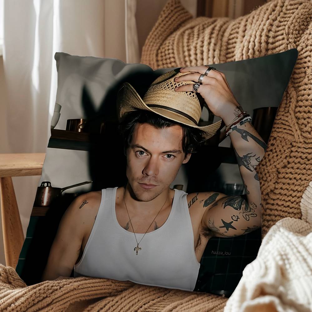Federa Cuscino Harry Styles American Girls Federa Cuscino Copricuscino per Divano Soggiorno Adatto per Decorazione Casa Camera da Letto