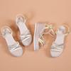 Buty w Nowym Stylu - Sandały na Koturnie z Wysokim Obcasem i Grubą Podeszwą dla Kobiet