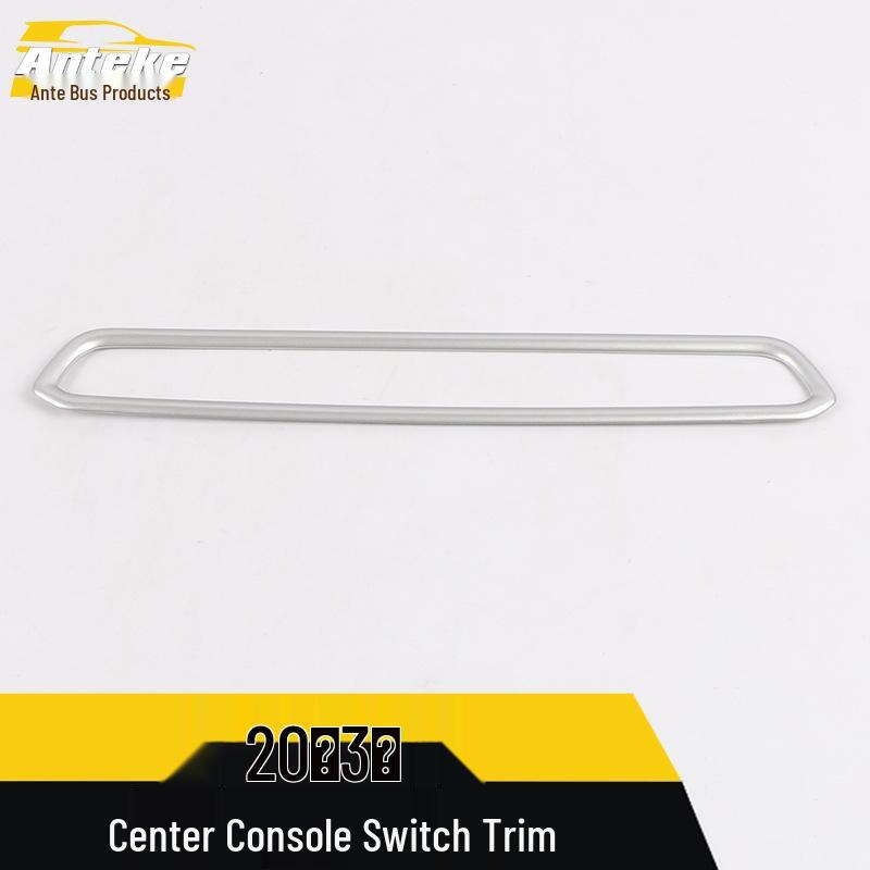 Compatible 20-Model 3 Series Center Console Switch Trim Ring & Rotary Button Decoration.
