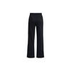 Under Armour Solid Color Elastic Waist Straight Leg Casual Pants Women bottoms Black 1381847-001