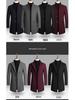 Men's Woolen Mid-Length Trench Coat with Cotton Padding – 2025 Autumn/Winter Style