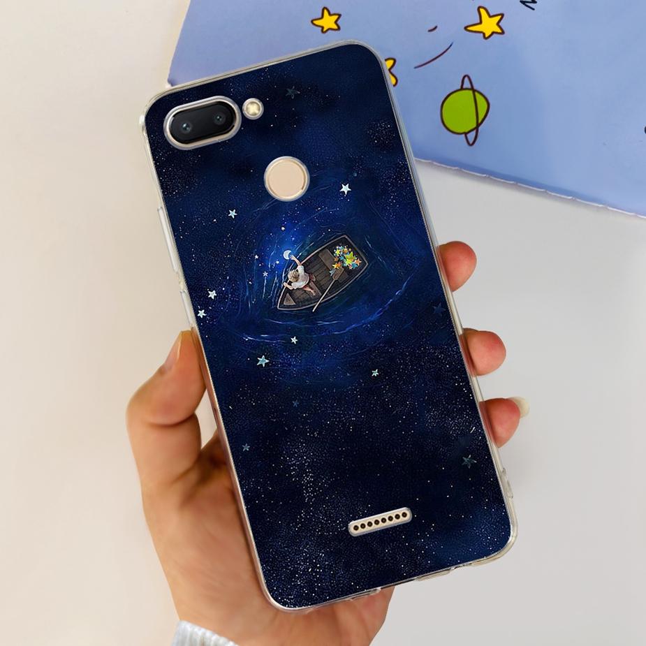 For Xiaomi Redmi 6 6A Case Cute Painted Cover Clear Silicone Phone Case Soft TPU Shell For Redmi 6A Redmi6 Redmi6A Fundas Bumper