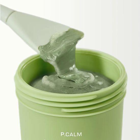 P.CALM Holy Basil Pore Bubble Deep Mask 90g (+ Dual Pore Brush)