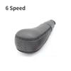 New Black Leather Gear Shift Knob For Volvo S60 S80 V70 XC70 Sewing Leather 6/5 Manual Shifter Lever Pen Car Styling Accessories