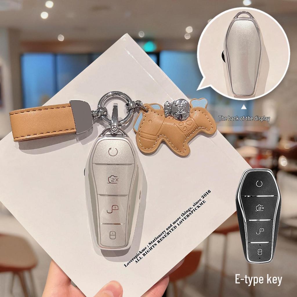 BYD Key Cover for Seagull, Han, Qin Plus, Dolphin, Qin L, Song Pro, Tang Seal, 06 Song L DMi, and Destroyer 05