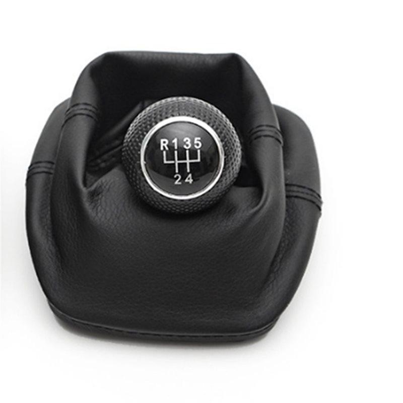 A90Q-Gear Lever Manual 5 Speed 23Mm Shift Knob With Dust Cover For VW Golf 4 5 Car Gear Head