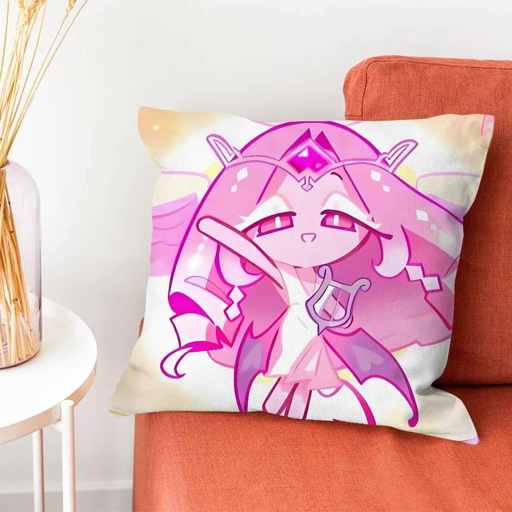 C-Cookie Run Kingdom Pillow Case Pillow Case Living Room Sofa Cushion Cover Suitable For Home Bedroom Room Decoration