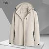 Yalu Men's Hooded Windproof Waterproof Jacket