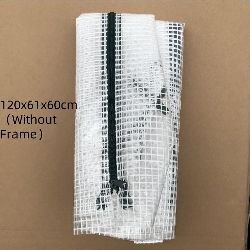 Succulent Greenhouse Potted Plants Growth Thermal Insulation Canopy Portable Tunnel Style Painted Steel Pipe Flower Rack