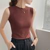 Sleeveless T-shirt for Women with Short-sleeved Summer New Style for Inner Top