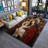 "Virgin Mary and Child Print Carpet" Suitable As a Non-slip Mat for the Living Room or Bedroom Sofa