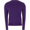Polo Ralph Lauren Solid Color Crew Neck Pony Embroidered Button Front Cardigan Long Sleeve Short Knit Sweater Women Sweater Purple 211891672-022