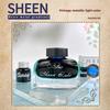 Ostrich 8 Colors Sheen Series 30/18ml Colorful Ink Metallic Gradient Fountain Pen Ink Non Carbon Dip Pen Calligraphy Stationery