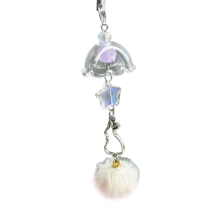 Unique Designs Beaded Phone Charm Stylish Handmade Phone Cord Phone Lanyard Charm For Commuting And Social Event