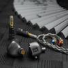 HiFiGo CVJ Kumo Flagship 8 BA In-Ear Monitors, Balanced Armature IEM In-Ear Earphones with 4 Tone Tuning Switches and 3 Interchangeable Plugs (Kumo)