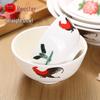 Ceramic Rooster Farmhouse Bowl - Nostalgic Tableware for Restaurants & Hotels