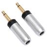 3.5mm Repair Plug Solder Type Gold Plated Replacement Mono Male 3.5mm Plug for   Clear Mg Celestee Stellia