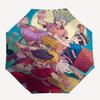 1pc Outdoor Umbrella with Anime Characters | Automatic Opening & Closing | Portable 3-Fold Design | 8-Rib Iron Frame | Perfect Gift for Fans, Tra