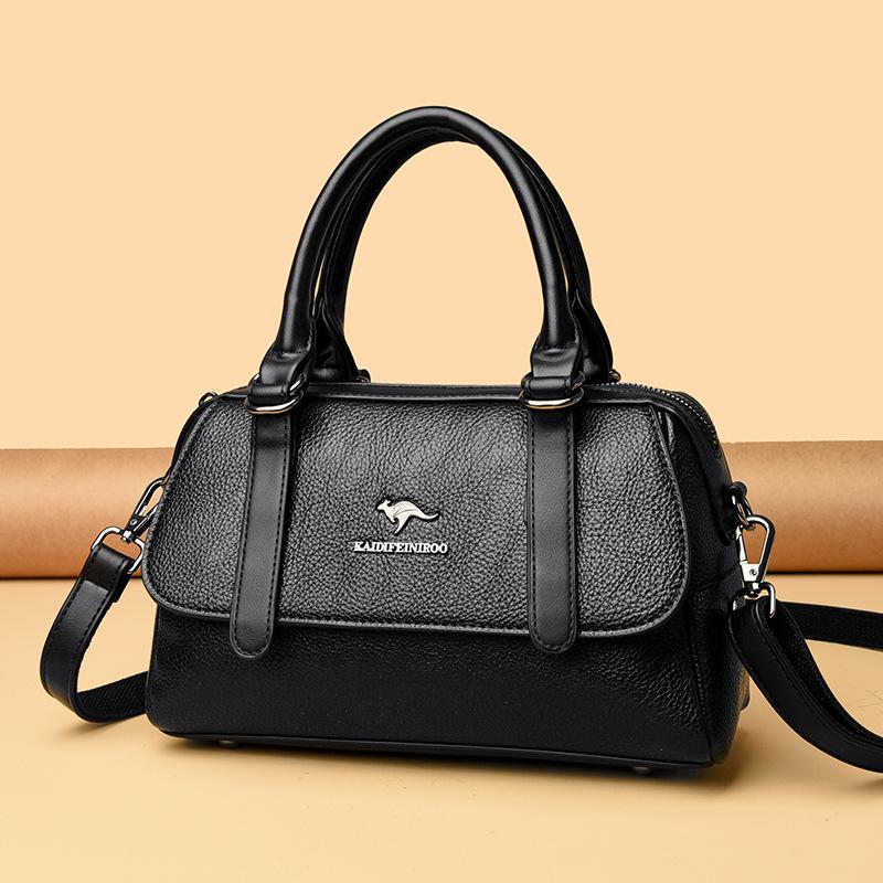 

Ladies Bag Single-shoulder Bag Fashionable and Simple Handbag for Women чорний