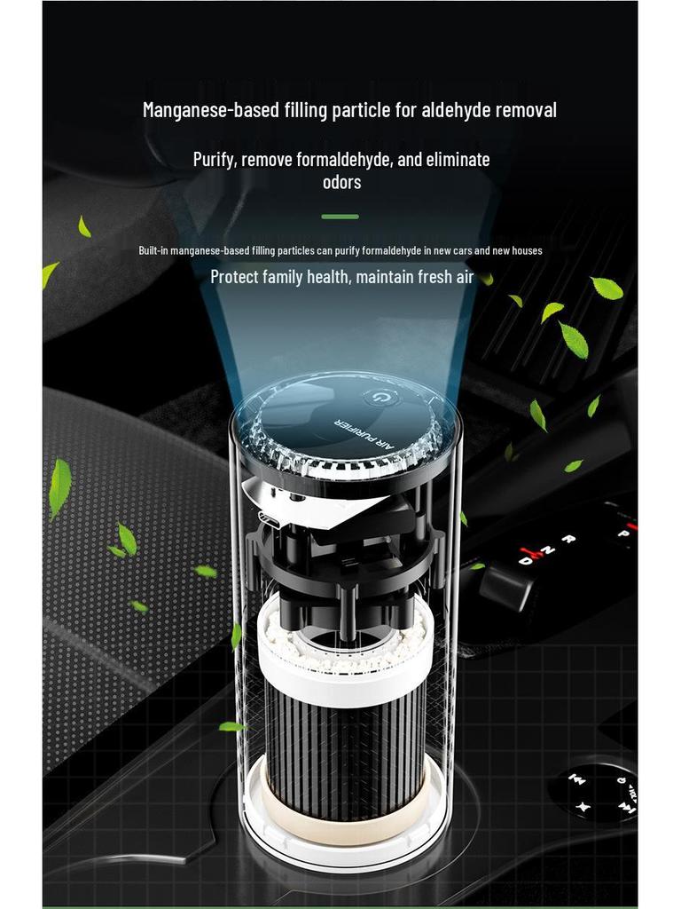 Compact Pet Air Purifier: Formaldehyde and Smoke Odor Eliminator with Negative Ion Technology