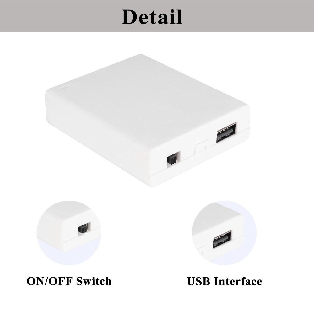 Long Lasting USB Battery Pack AA  Battery LED Lights Adapter Power Supply  Party Decorations
