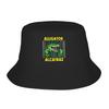 Alcatraz of Alligators Funny Animal Bucket Hat For Unisex Women  Fisherman Hats Korean Beach Travel Caps Soft Fold Outdoor Sun Hats