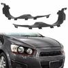 Left and Right Headlamp Housing Bracket Bumper Retainer Suitable for 95976851 GM2508111 95976852 GM2509111 Professional