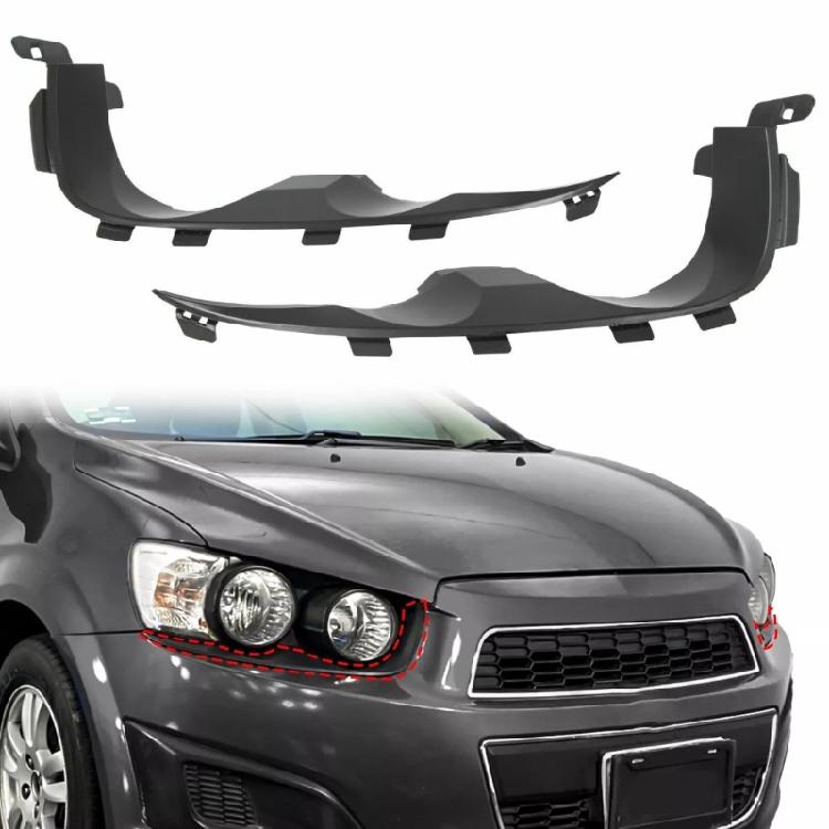 Left and Right Headlamp Housing Bracket Bumper Retainer Suitable for 95976851 GM2508111 95976852 GM2509111 Professional