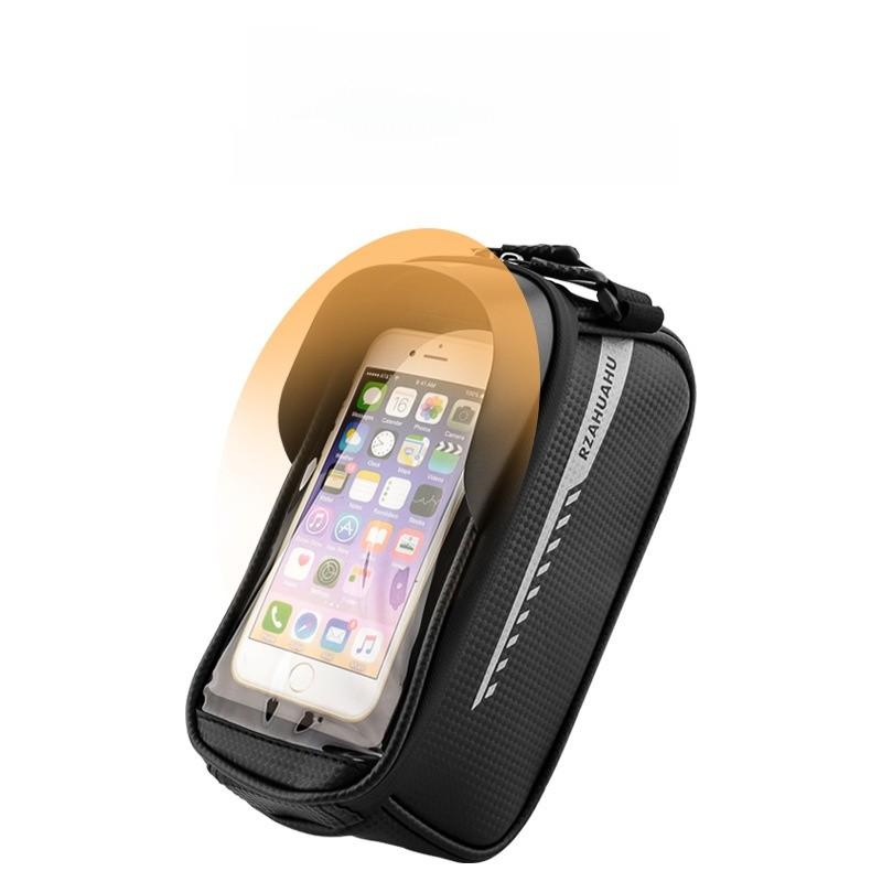 Bicycle Frame Bag With Tpu Touch Screen For Mountain And Road Cycling Enthusiasts