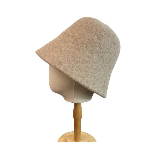 

Панама регулируемая шерстяная зимняя теплая женская повседневная шляпа-ведро с широкими полями универсальный аксессуар бежевый