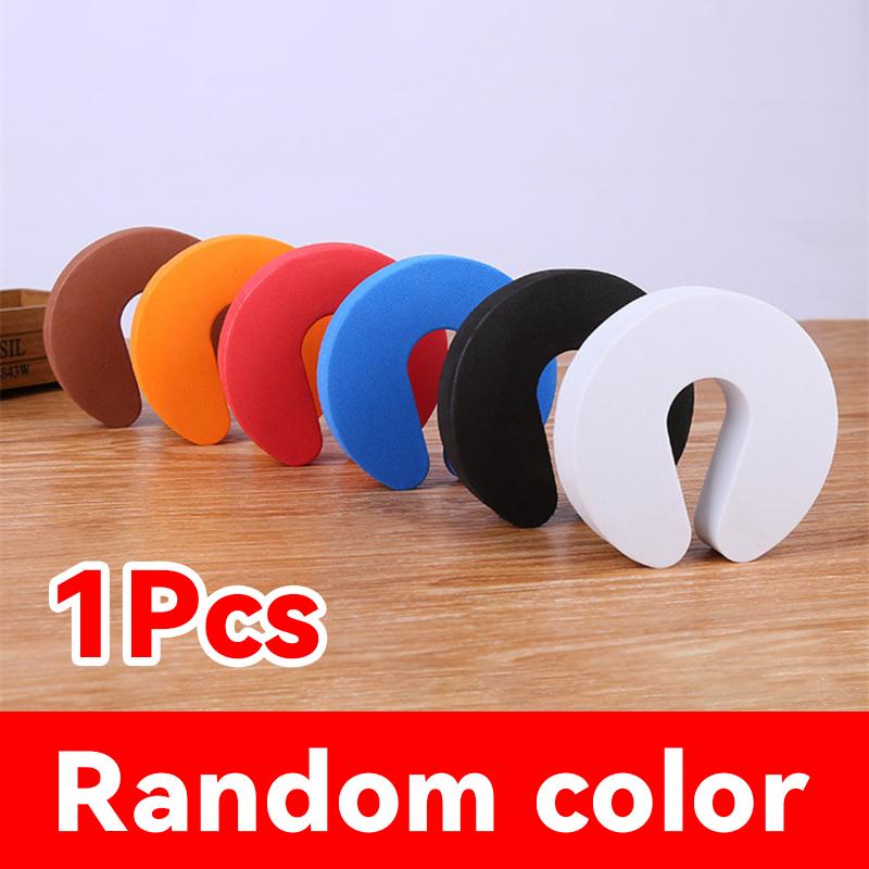 BOLTIFY Foam Door Stopper Home Security Door Clip Kitchen Bedroom Door Stops Baby Kids Safety Finger Protector Guard Hardware