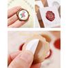 KX4B Pack of 50 Heart Wax Seal Sticker Waterproof Decoration Use