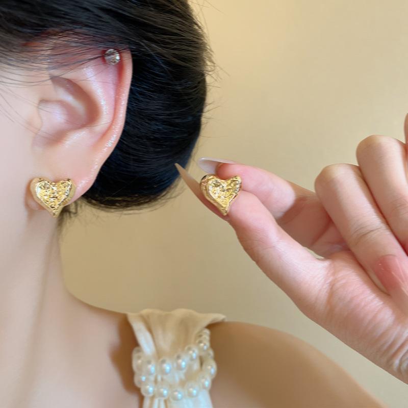 INS-style Minimalist Silver Needle, Versatile Plain Ear Hoop, Light Luxury Metal Round Hoop Earrings, High-end Ear Jewelry