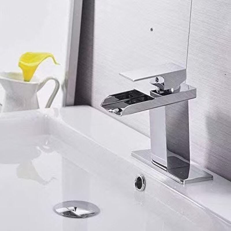 Stainless Steel Waterfall Basin Faucet