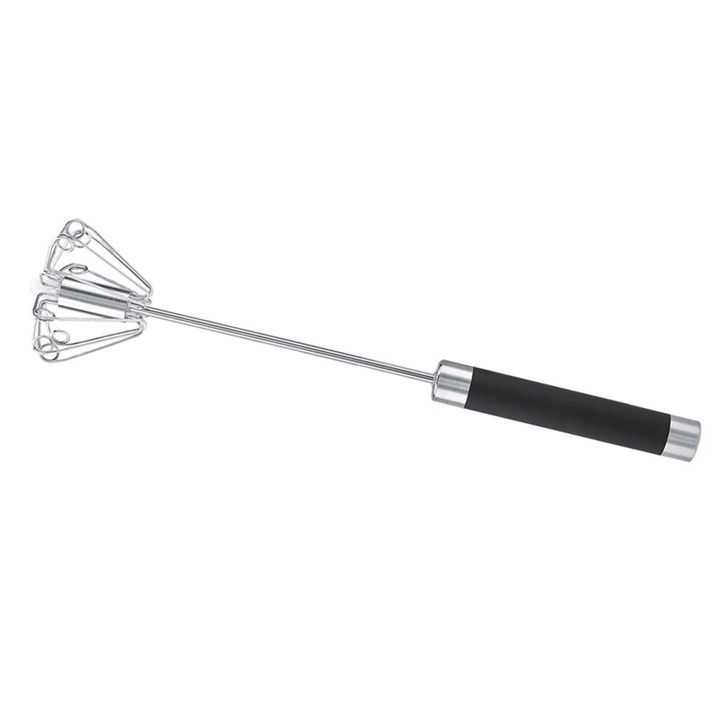 Stainless Steel Whisk, Hand Mixer, High Quality, Safe and Non-Toxic, Reusable and Convenient to Use, Comfortable Grip Plastic Handle,