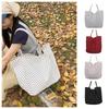 Canvas Große Tragetasche Große Kapazität Vintage Umhängetasche Gepunktete Handtasche Damen