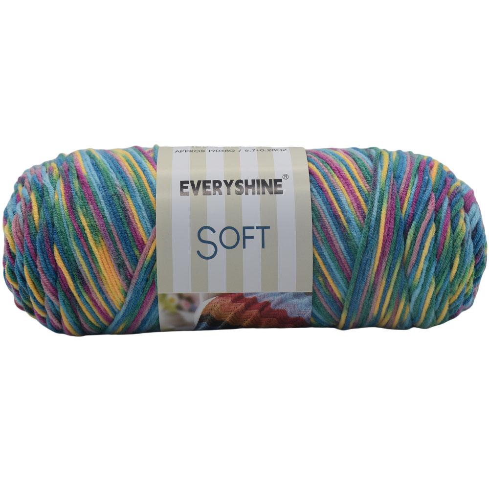 6pcs Gradient Super Bulky Yarn for Blankets Jumbo Polyester Bundle (1.14kg) - Extra Thick Multicolor DIY Knitting Crochet Kit for Chunky Home Decor