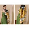 CIC Women Twill Satin Polyester Silk Feeling Square Hair Wrapping Square Scarfs Spring