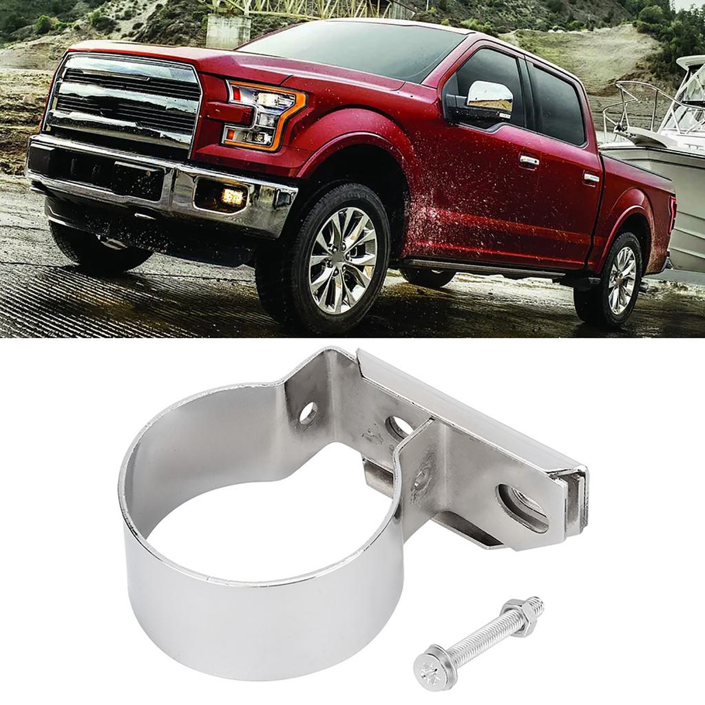 Metal Ignition Coil Mount Bracket Fit for Ford Mustang F150(ChromE Plated Silver)