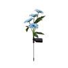Solar Powered Daisy Flower Garden Lights Outdoor Waterproof Landscape Lawn Decorative Lighting with Stake for Yard Patio Pathway