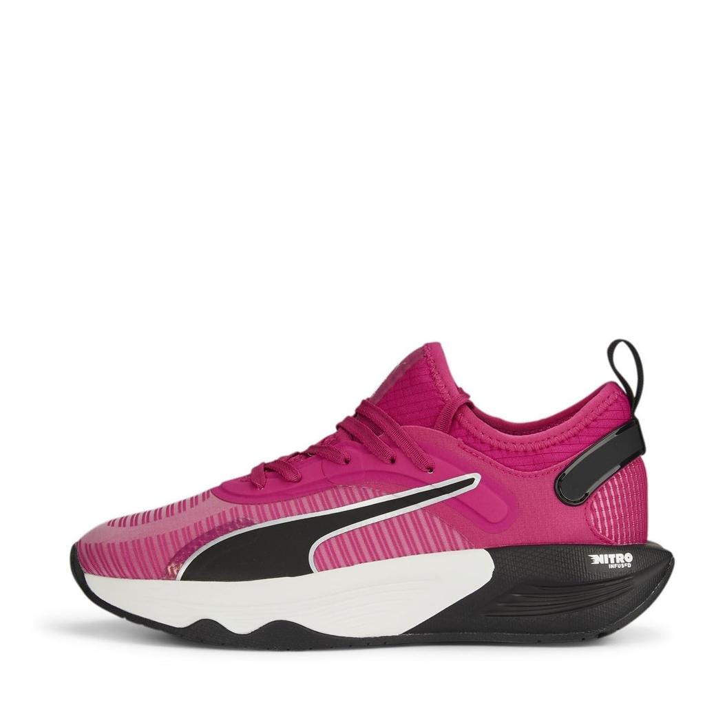 Puma Power Double X Nitro Gym Training Sneakers Orchid Size cm (376969), Women's, Shadow/Puma Black/Puma Silver, 24.0