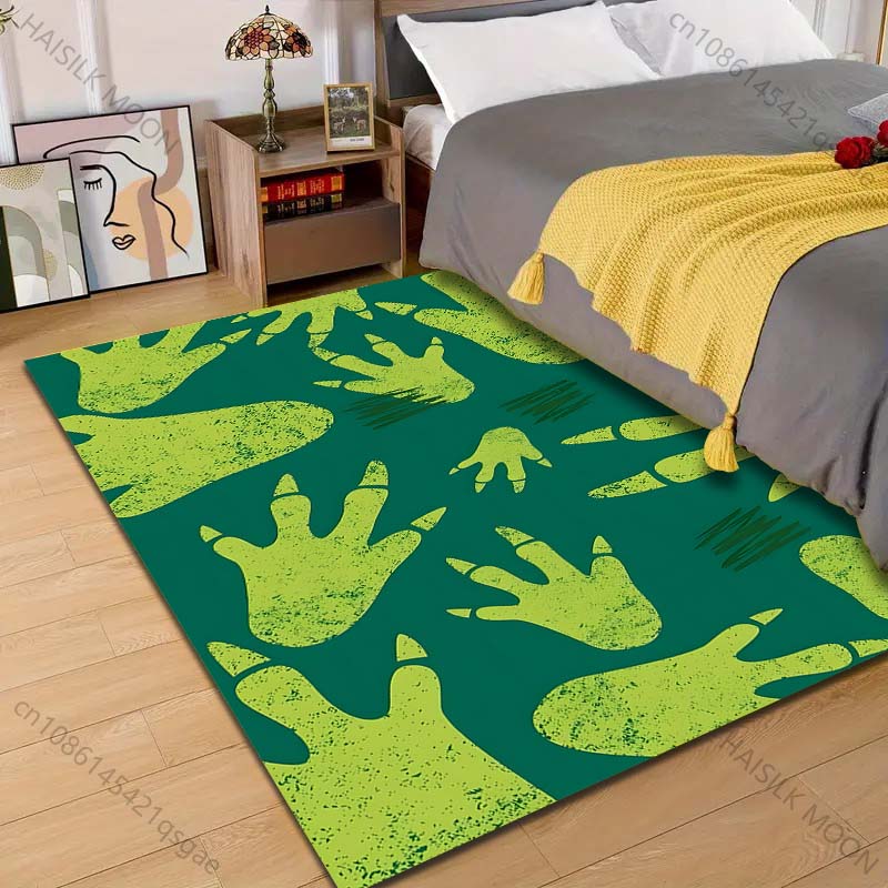 

Multiple sizes Claw on green background Carpet for Living Room Bedroom Sofa Home Decor Rus Non-slip Floor Mat Luxury Gift 40cm x 60cm
