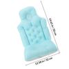 Full Body Bath Pillow Blue Bathtub Cushion Detachable Non-Slip Tub Pillow Seat Portable Shower Bath Mat Seat Bathtub