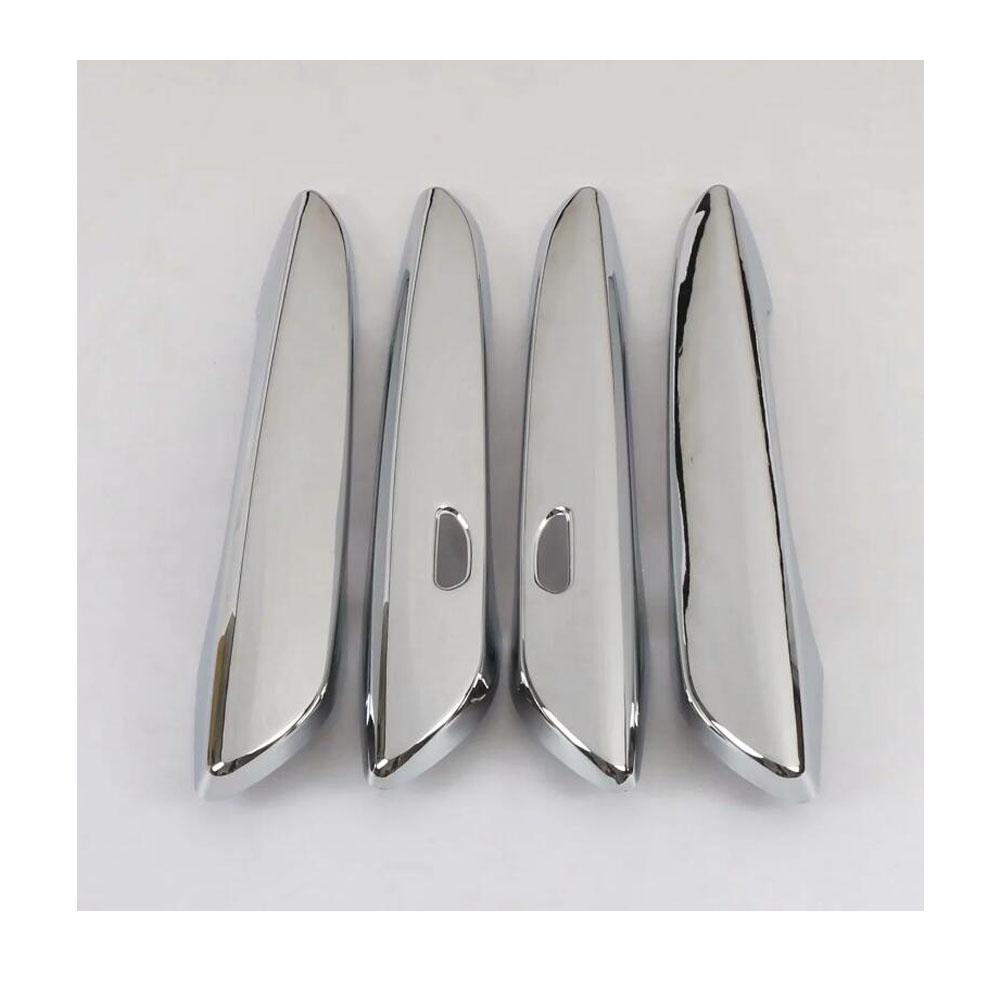 For Mazda 3 Mazda3 Axela M3     Car Detector Trim ABS Door Handle Armrest Handrail Stick Lamp Frame Panel 4PCs ABS Chrome