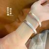 New Chinese Style Enamel Four-leaf Clover Bracelet Female Niche Versatile Open Bracelet Jewelry for Girlfriends and Girlfriends Gifts