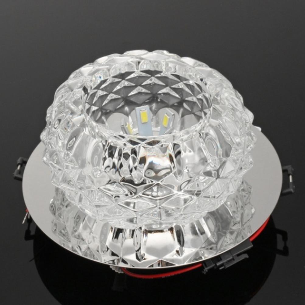 5W Modern Crystal LED Ceiling Light Fixture Mounted LED Ceiling Lights Home Hall Walkway Light