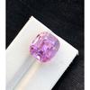 13 Cts Natural Pink Kunzite Certified Cushion Cut Kunzite Loose Gemstone