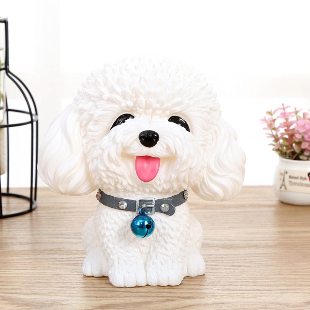 Decorative Dog Piggy Bank Large Capacity Zodiac Dog Ornaments Animal Saving Box  Kid Toy