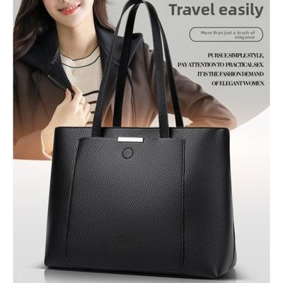 Grands sacs à bandoulière en cuir véritable pour femmes, sac à bandoulière pour dames, fourre-tout de qualité supérieure, sac de banlieue de luxe de styliste pour femmes