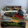 Colorful Abstract Landscape Pattern. Bedding Sets Duvet Cover Sets Duvet Covers Pillowcases(1 * Duvet Cover 2 * Pillowcases, Without Duvet Insert)